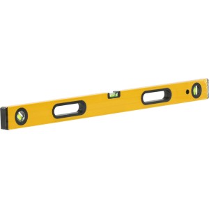 Рівень алюмінієвий VOREL : L= 150 cм, 3 капсули, 2 ручки [15/30]