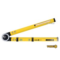 Кутомір регулювальний VOREL: l=500мм, кут 0-270°, діапаз. 0-500мм, 2 капсули+олівець [10]