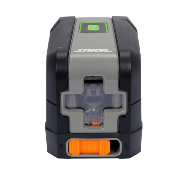 Нівелір лазерний STHOR з зеленими гориз./вертик. променями:, точність- ± 3 мм/ 10 м(DW)