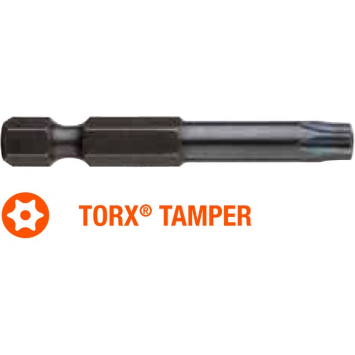 Насадка викруткова USH Industry : TORX Tamper T20T x 50 мм подовжена, Уп. 5 шт.