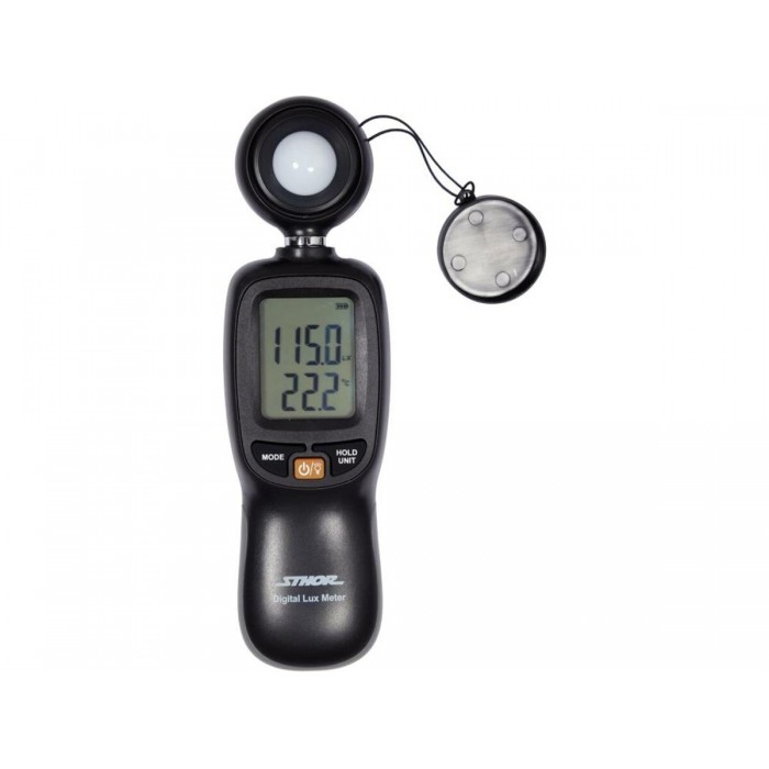 Люксметр електронний STHOR з діапазоном освітленості 0- 200000 lx,живл.від батарейок 3х1,5 В ААА(DW)