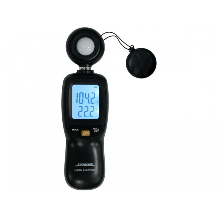 Люксметр електронний STHOR з діапазоном освітленості 0- 200000 lx,живл.від батарейок 3х1,5 В ААА(DW)