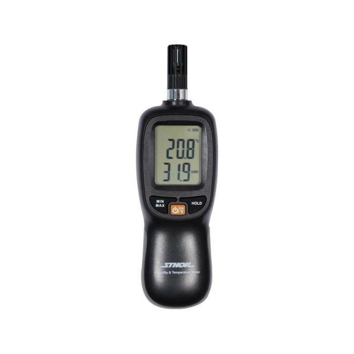 Термогігрометр електронний STHOR для температур -20- +70 °С, живл. від батарейок 3х1,5 В ААА(DW)