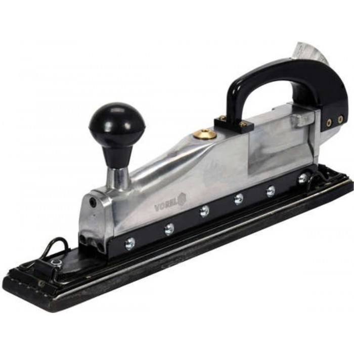 Шліфмашина пневматична вібраційна VOREL: платформа 70х 395 мм, P= 0.63 MPa, 170 л/хв DW