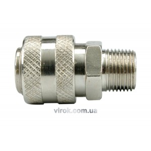 Швидкорознімне з'єднання VOREL з зовнішньою різьбою 3/8" [20/120]