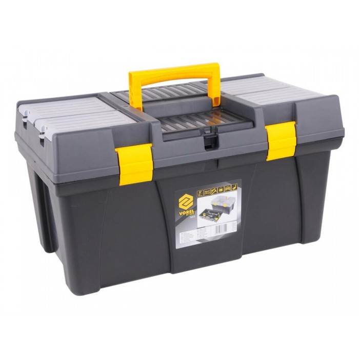 Ящик пластиковий для інструменту VOREL 26", 595x 337x 316 мм [1]