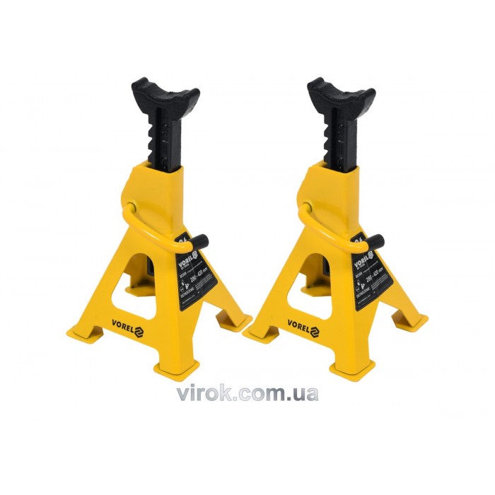 Підставки під автомобіль VOREL 3 т, 2 шт. [4/48]