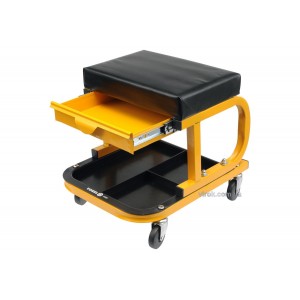 Табурет на колесах VOREL з шуфлядою і полкою для інструментів [4]