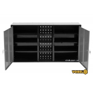 Шафа настінна для майстерні VOREL : 1125 х 265 х 630 мм, з лакованої бляхи t= 0.8-1 мм [1]