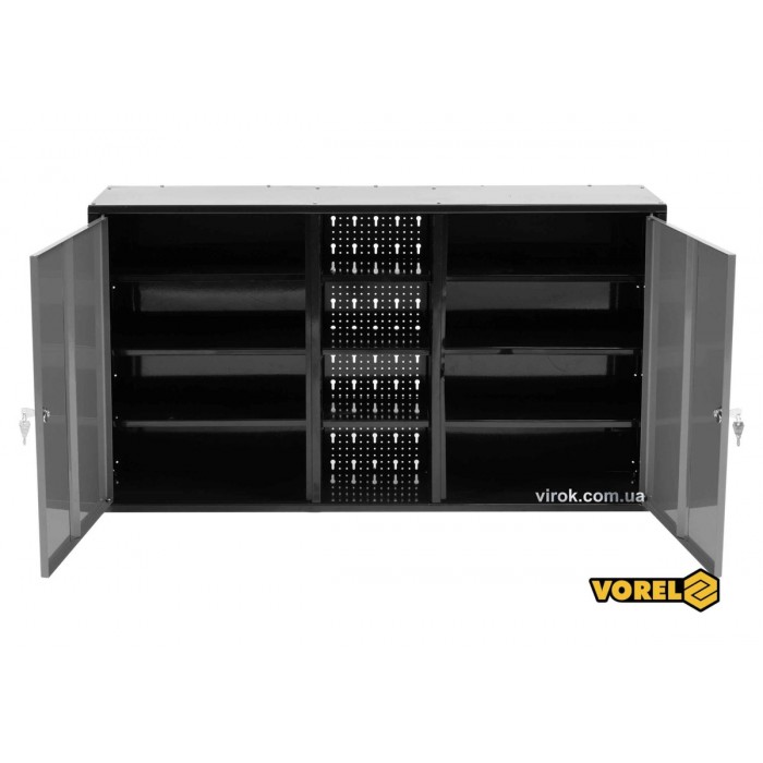 Шафа настінна для майстерні VOREL : 1125 х 265 х 630 мм, з лакованої бляхи t= 0.8-1 мм [1]