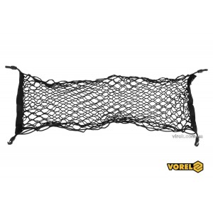 Сітка-органайзер до багажника авто VOREL з 4 гаками, поліпропілен, 90 х 30 см [50]