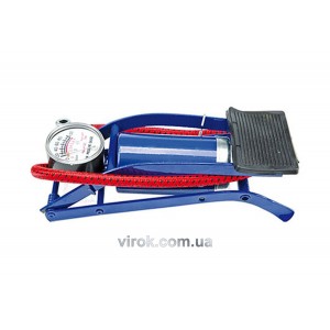 Насос ножний VOREL з манометром [20]