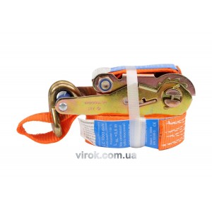 Пас для кріплення багажу з тріщаткою VOREL : 1000 daN, 35мм х 6м, [10]