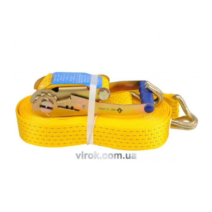 Пас для кріплення багажу з тріщаткою VOREL : 2500 daN, 50мм х 12м [5]