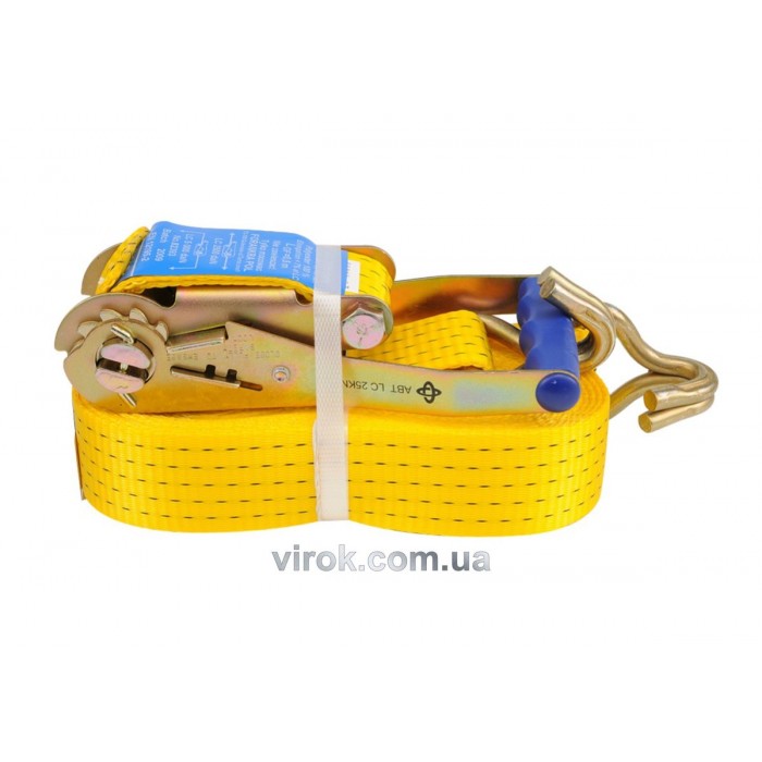 Пас для кріплення багажу з тріщаткою VOREL : 2500 daN, 50мм х 8м [6]