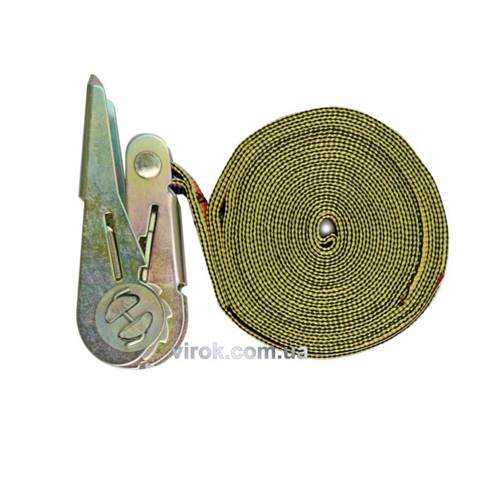 Пас для кріплення багажу VOREL, зажим. фіксатор : 25мм х 5м [12/48]