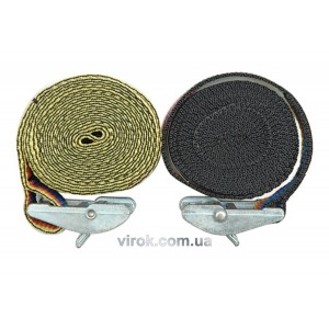 Пас для кріплення багажу VOREL, зажим, фіксатор : 25мм х 250см 2шт. [10/80]