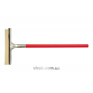 Скребок гумовий VOREL для чистки вікон. дерев. тримач [50]