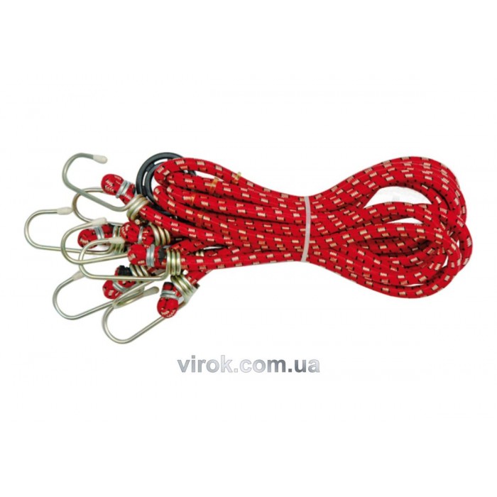 Стяжка для багажу VOREL, 8 гачків, 80см х 8мм [25/50]