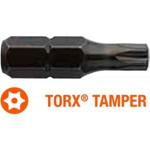 Насадка викруткова USH Industry : TORX Tamper T40T x 25 мм Torsion, Уп. 10 шт.