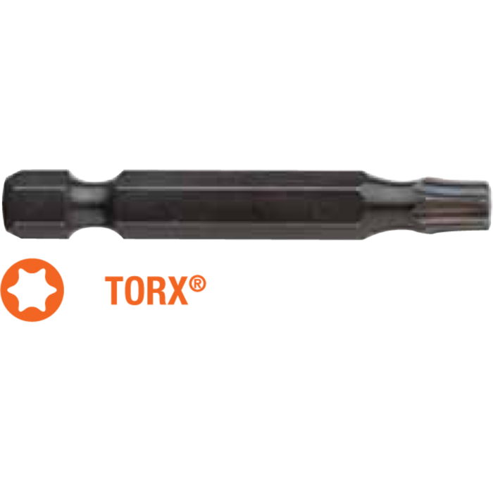 Насадка викруткова USH Industry : TORX T10 x 50 мм. Torsion, подовжена Уп. 10 шт.