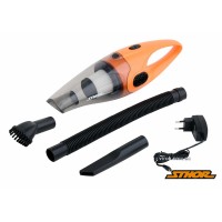 Порохотяг автомобільний акумул. STHOR: Li-Ion 7.4 В, 2АГод, 80Вт,роб.час-20хв, фільтр HEPA+сумка[20]