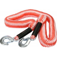 Трос буксирний, еластичний VOREL для навантаження- 3,5 т з гаками [20/240]