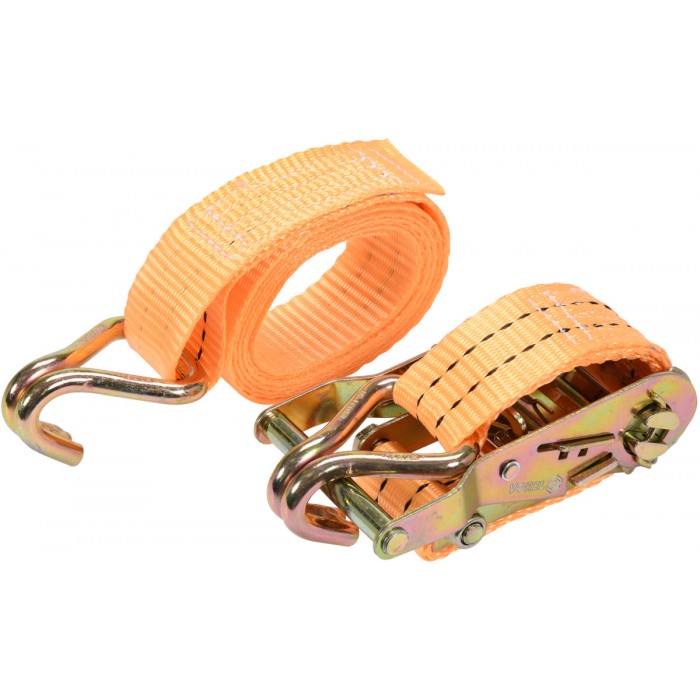 Пас для кріплення багажу з тріщаткою VOREL : сила натягу- 1000/2000 daN, 4 м х 38 мм, [12]