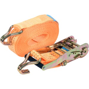 Пас для кріплення багажу з тріщаткою VOREL : сила натягу- 1500/3000 daN, 10 м х 50 мм [6]