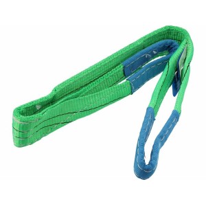 Строп пасовий з поліестеру VOREL 2 петлі по 30 см, заг. l=1 м, шир.- 60 мм, макс. навантаж- 2 т [50]