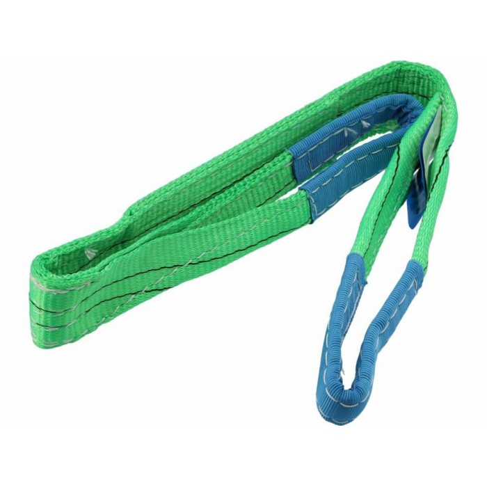 Строп пасовий з поліестеру VOREL 2 петлі по 30 см, заг. l=1 м, шир.- 60 мм, макс. навантаж- 2 т [50]