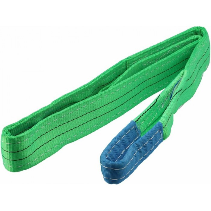 Строп пасовий з поліестеру VOREL 2 петлі по 30 см, заг. l=2 м, шир.- 60 мм, макс. навантаж- 2 т [30]