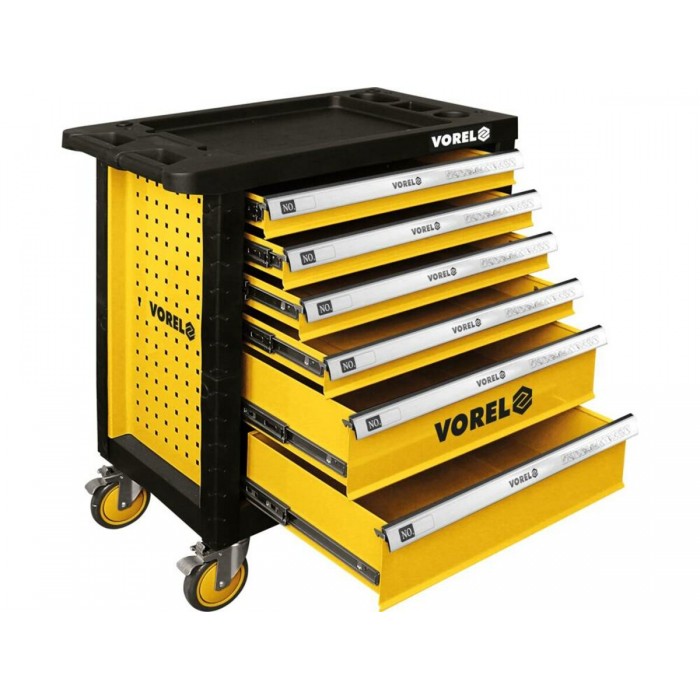 Шафа для майстернь VOREL на 4 колесах (2-з гальмами) 901х 770х 458 мм з 6 шухлядами [1]