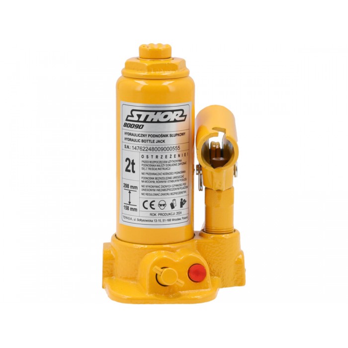 Домкрат гідравлічний cтовбцевий STHOR; F= 2 т, роб. висота- 158- 298 мм [10]