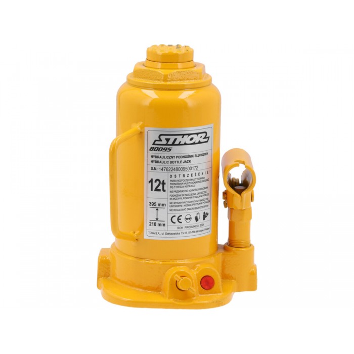 Домкрат гідравлічний cтовбцевий STHOR; F= 12 т, роб. висота- 210- 395 мм [4]