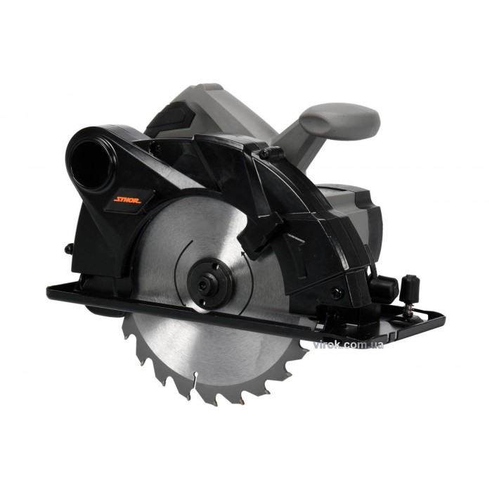 Пила дискова мережева STHOR : P= 1200 Вт, Ø= 160/20 мм, глибина різу- 52 мм, 4800 об/хв(DW)