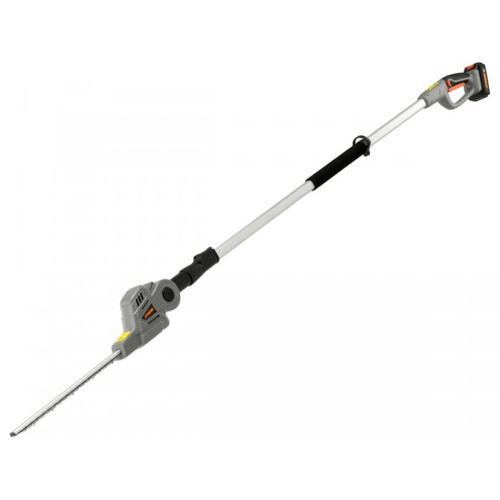 Кущоріз акумул. на телеск трима 237-297см STHOR Li-Ion 20 В 2 АГод, ніж l=36см, до гілок Ø≤ 14мм [2]