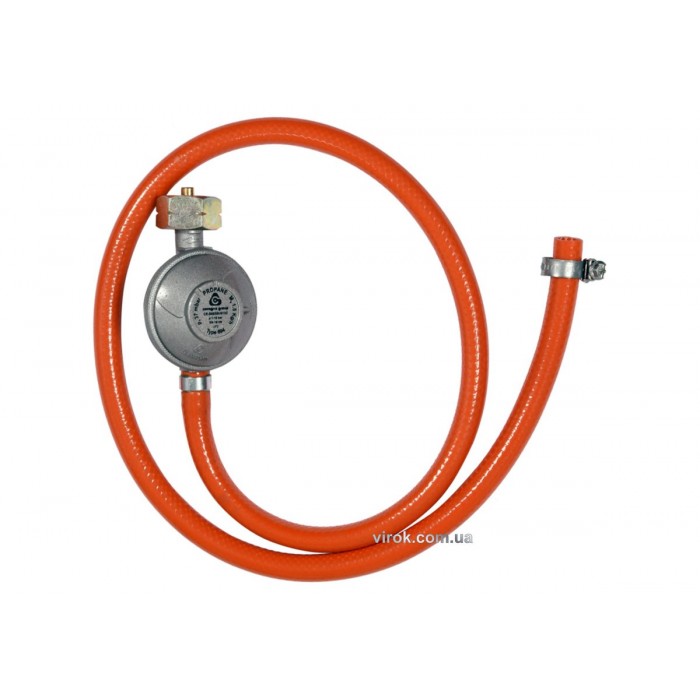 Шланг з редуктором газовий VOREL до побутових газових балонів; l= 1 м [16/576]