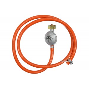 Шланг з редуктором газовий VOREL до побутових газових балонів; l= 1,5 м [16/576]