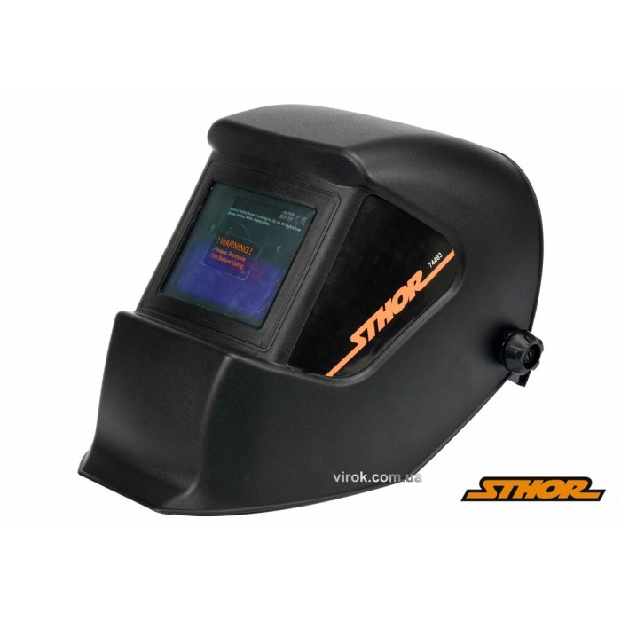 Маска зварювальника STHOR з автозатемнювальним світлофільтром, 90 х 35 мм(DW)
