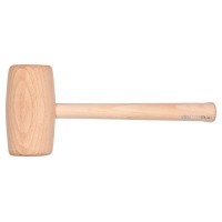 Молоток - киянка дерев'яний VOREL з круглим обухом [20]