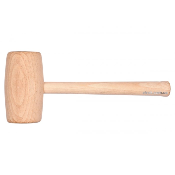 Молоток - киянка дерев'яний VOREL з круглим обухом [20]