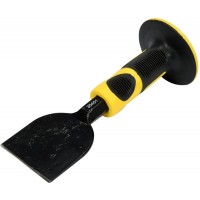 Зубило муляра VOREL 215х 19х 75 мм з захистною ручкою [6/36]