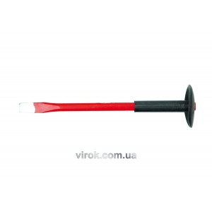 Зубило каменяра VOREL з гумовою ручкою 300 мм [12/48]