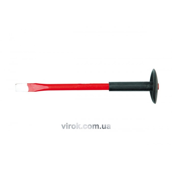 Зубило каменяра VOREL з гумовою ручкою 300 мм [12/48]