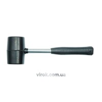 Молоток гумовий VOREL з металевою ручкою, Ø=50 мм, m=410 г [12/60]