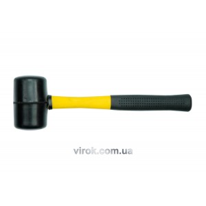 Молоток гумовий VOREL з склопластиковою ручкою, Ø=50 мм [12/48]
