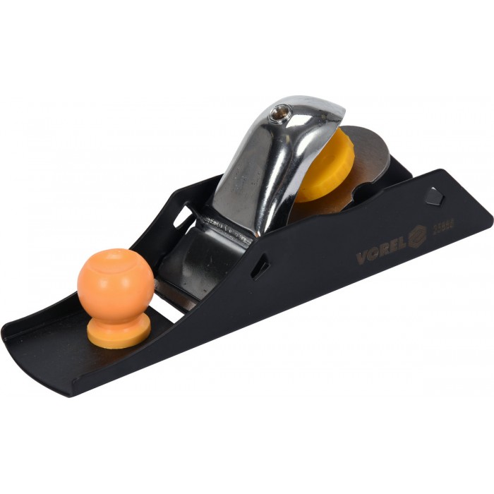 Рубанок столярний VOREL : L=200 мм, ніж- 42/1.6 мм, HRC 50-55, 65Mn, металевий корпус [36]