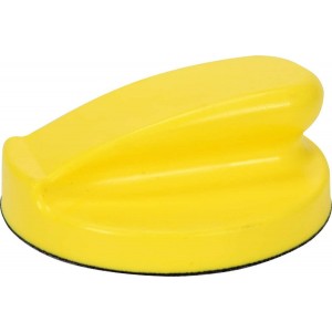 Блок-тримач для шліфування круглий VOREL:  Ø= 125 мм з платформою-липкою "Велкро" [10/60]