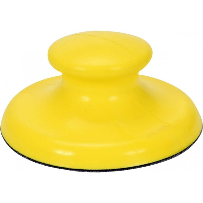 Блок-тримач для шліфування круглий VOREL: Ø= 150 мм  з платформою-липкою "Велкро"  [10/60]